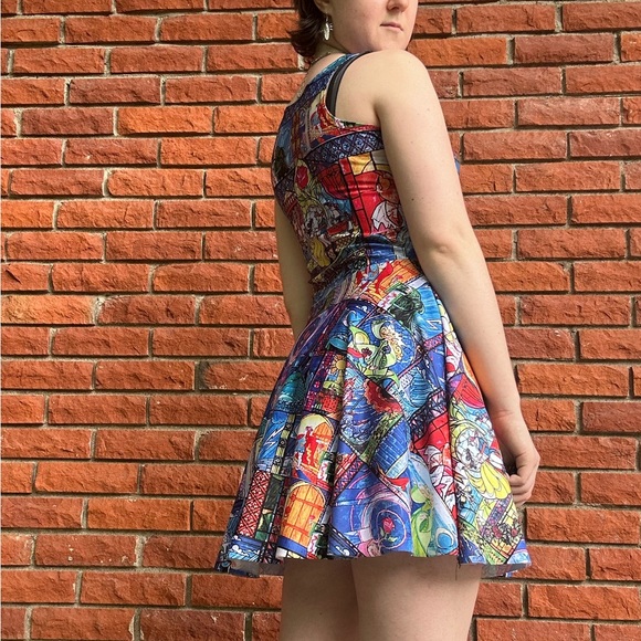 Blackmilk Beauty and the beast stained glass dress - Picture 5 of 15